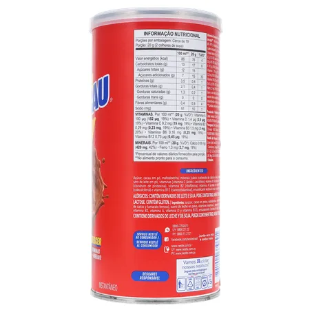 Achocolatado Em Pó Nescau Lata 370G 360-9