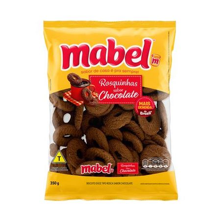 BISC.MABEL ROSQUINHA CHOCOLATE 350G