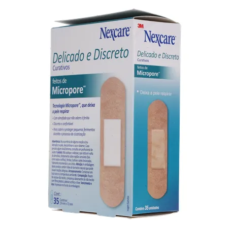 Curativo nexcare micropore caixa com 35 unid 360-23