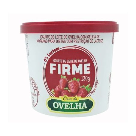 Iogurte casa da ovelha morango sem lactose 130g