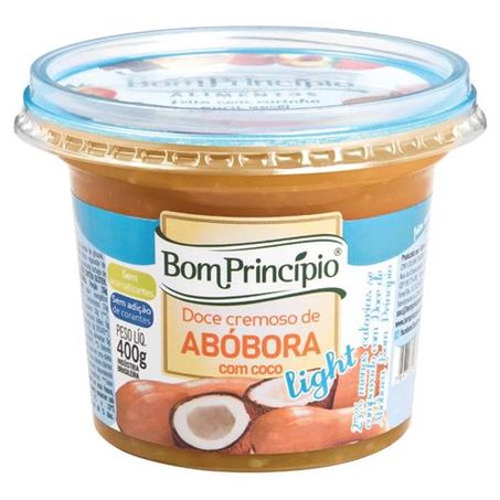 DOCE DE ABÓBORA COM COCO LIGHT BOM PRINCÍPIO