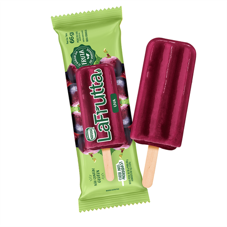 Picolé la frutta uva nestlé 66g