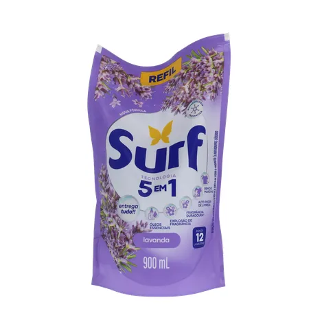 Lava Roupas Líquido Surf Lavanda Refil 900ml 360-0