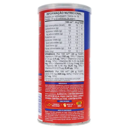 Achocolatado em Pó Nescau Lata 370gr 360-23