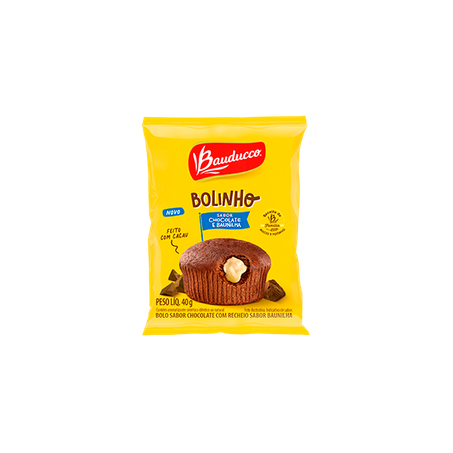 Bolinho Bauducco Chocolate E Baunilha 40g