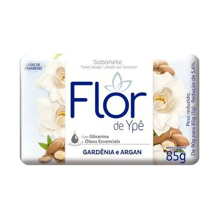 SABONETE FLOR DE YPÊ GARDÊNIA E ARGAN 85G