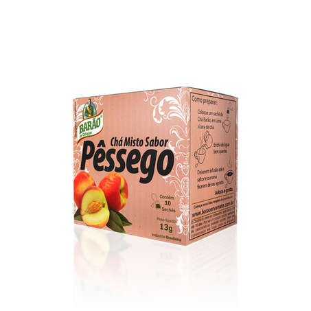 Cha barao misto pessego 13g