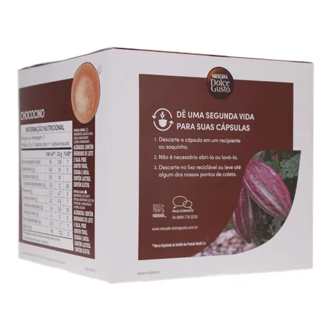 Cápsula Nescafé Dolce Gusto Chococino 10un 150g 
  360-15