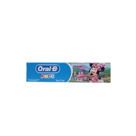 Creme Dental com Flúor Oral-b Chiclete Minnie Kids Caixa 50gr