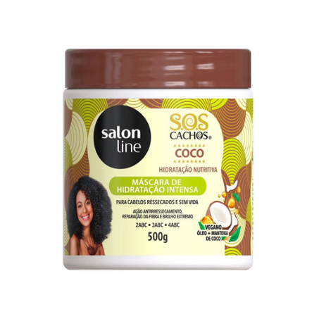 Mascara salon line sos cachos oleo coco 500g*.