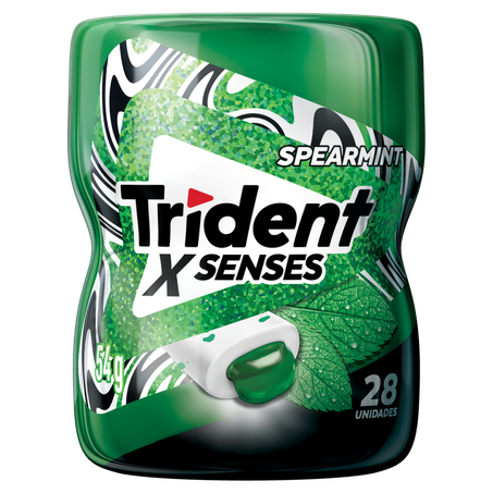 Trident x senses menta 54g com 28 unidades