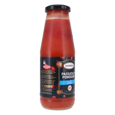 Passata Di Pomodori Mastroiani Cebola Vidro 680g 360-32
