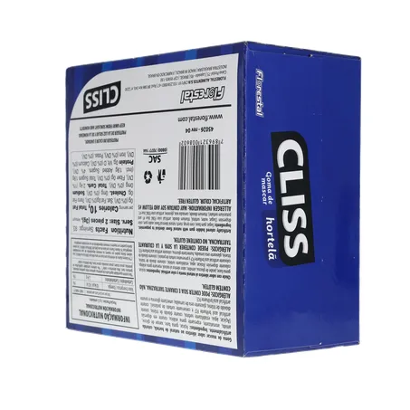 Chiclete florestal cliss hortelã 280g 360-23