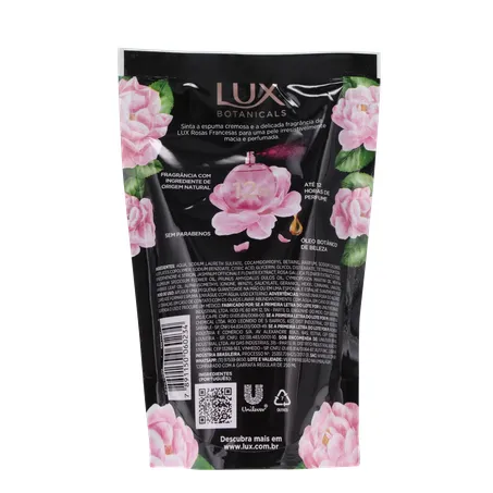 Sabonete Líquido Lux 200ml - Botanicals - Rosas Francesas - Refil - Sachê 360-2