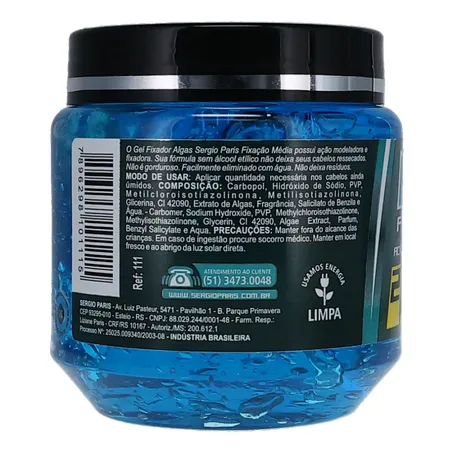 Gel fixador sergio paris azul perf.med 240g 360-24