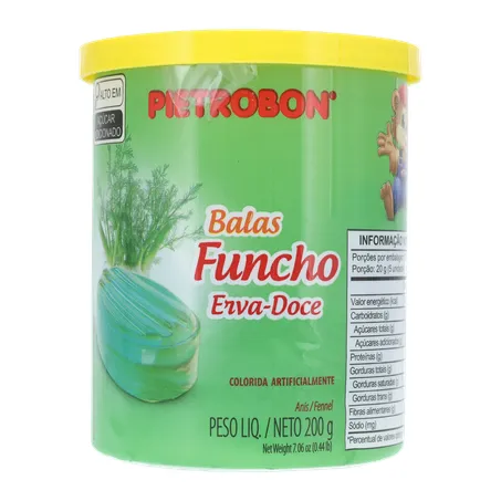 Balas Funcho Erva Doce Pietrobon Pote 200gr 360-15