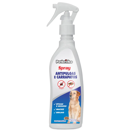 Anti Pulga E Carrapatos Para Cães E Gatos Petbrilho 150ML