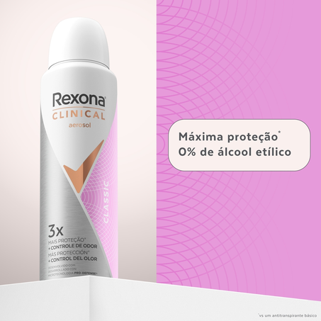 Desodorante Rexona Clinical Classic 150ml 360-4