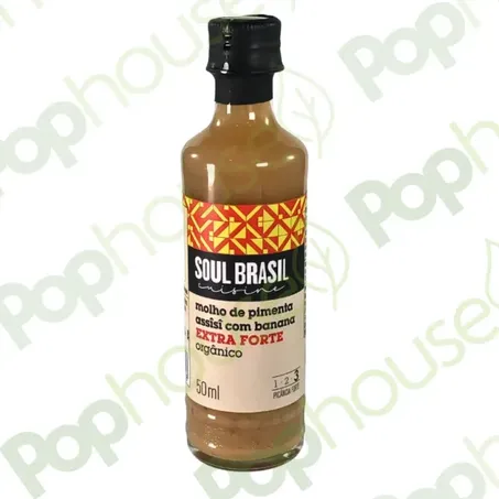 MOLHO PIMENTA ASSISI BANANA ORG EXTRA 50ML - SOUL