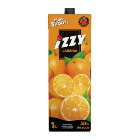 Néctar de Laranja e Maçã Izzy Caixa 1L