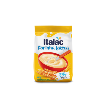 Farinha lactea italac 180g sache