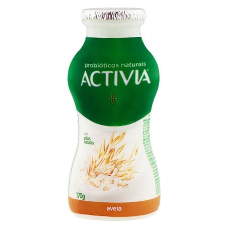 Leite fermentado parcialmente desnatado aveia activia