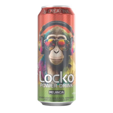 BEBIDA POWER DRINK LOCKO MELANCIA 473ML
