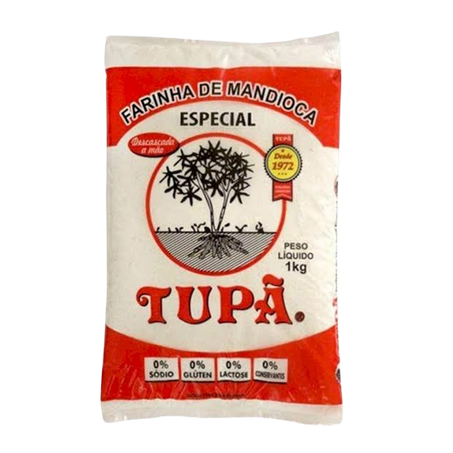 FARINHA MANDIOCA TUPA 1KG