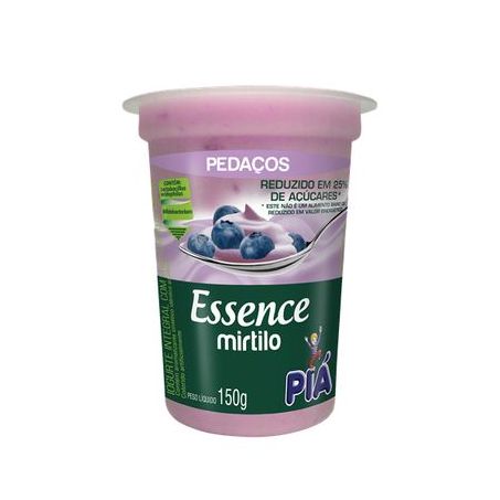Iogurte pia essence mirtilo 150g