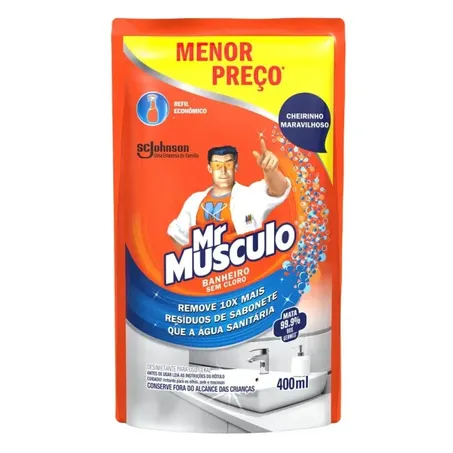 LIMPADOR MR MUSCULO BANHEIRO 5X1 30%DESC 400ML