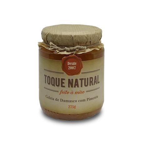 Geleia Toque Natural Damasco Com Pimenta 275G