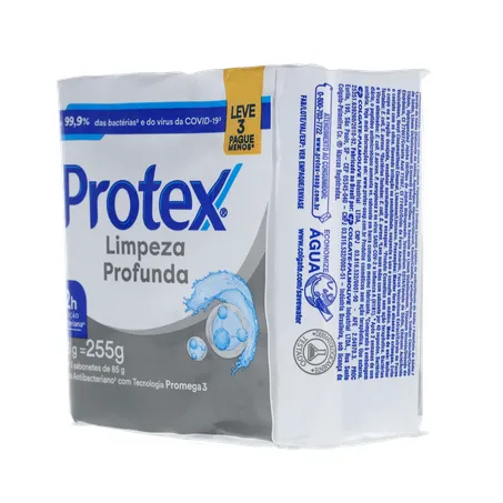 SABONETE PROTEX 85G C/3 LIMPEZA PROFUNDA 360-5