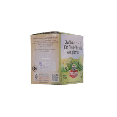 Cha chileno verde hortela alecrim 10g 360-20