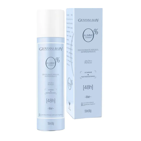 Desodorante aero s/aluminio blue giovanna 150ml