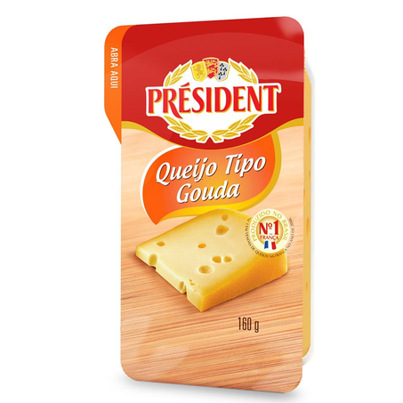 Queijo Gouda Président 160G