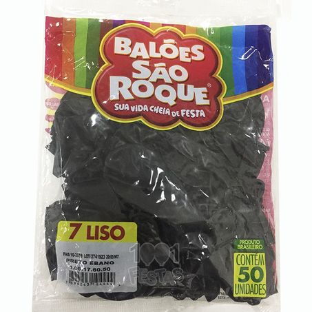 BALAO SAO ROQUE PRETO 50 UNIDADES