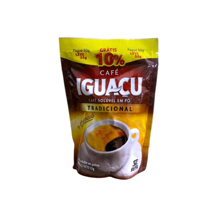 Cafe soluvel iguacu 55g trad. sache