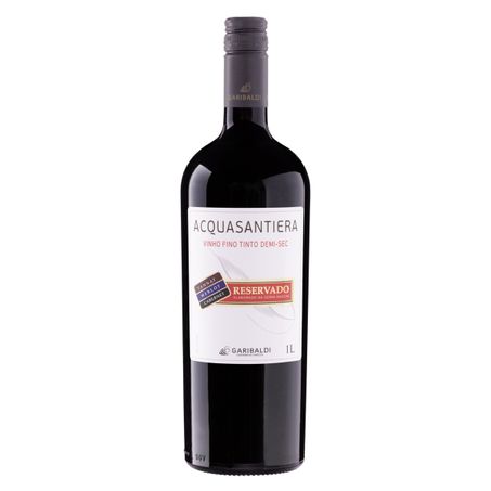 VINHO TINTO DEMI-SEC RESERVADO ACQUASANTIERA TANNAT MERLOT CABERNET