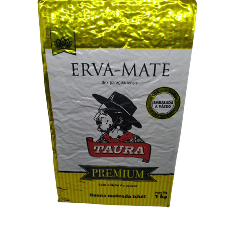 Erva mate taura premium a vacuo 1kg