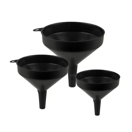 Kit Funil Plástico c/3