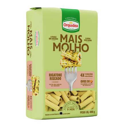 Massa orquidea rigatone riscado c/ ovos 400g