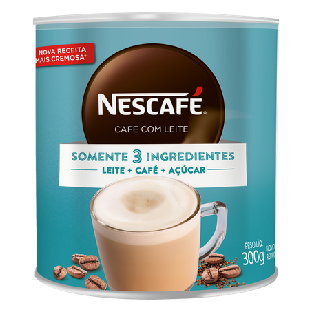 Nescafé café com leite lata 300g
