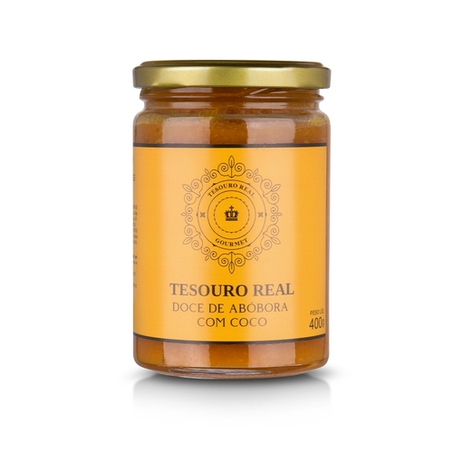 Doce de Abóbora Com Coco Tesouro Real  400G