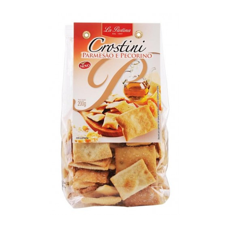 CROSTINI LA PASTINA 200G PARMESAO PECORINO