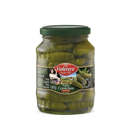 Pepino cornichon la violetera 180g