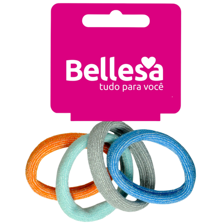 ELASTICO P/CABELO BELLESA COLLORS 0775-B