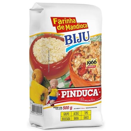 Farinha de mandioca biju pinduca 500g
