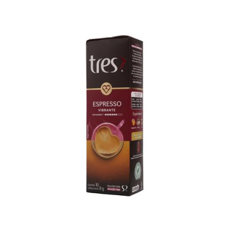 Cápsula 3 Corações Espresso Vibrant C/10 80g 360-4