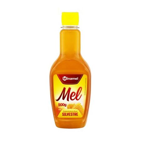 MEL MINAMEL SILVESTRE BISNAGA 500G