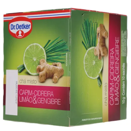 Chá Dr Oetker Cidreira e Limão/Gengibre C/10 Sachês 360-13